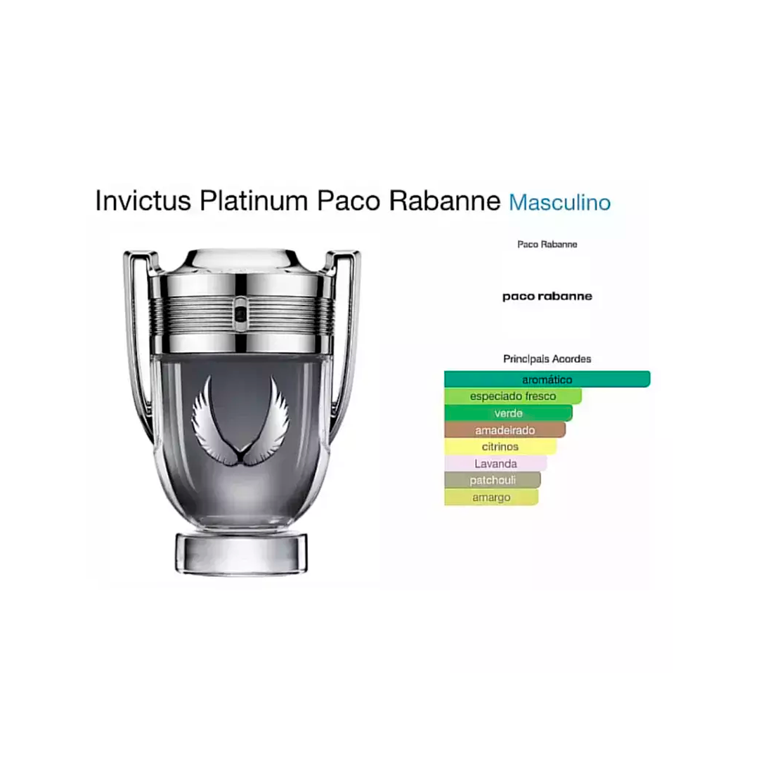 Brand Collection N.350 - Ref. Olfativa: Invictus Platinum Paco Rabanne - 25ml