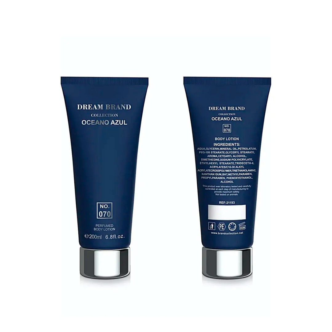 Brand Collection N.070 - Ref. Olfativa: Bleu de Chanel Hidratante - 200ml