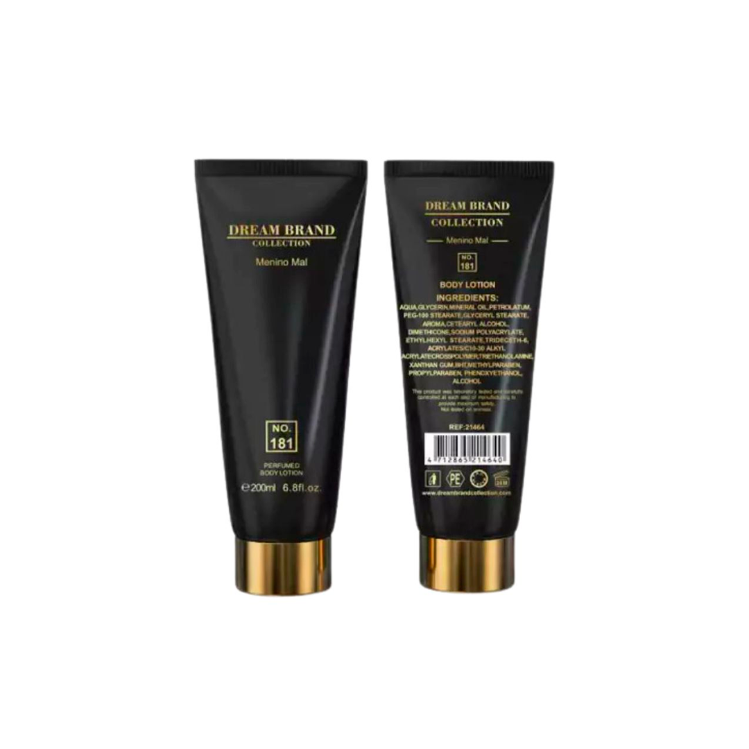 Brand Collection N.181 - Ref. Olfativa: Badboy CH Men Hidratante - 200ml